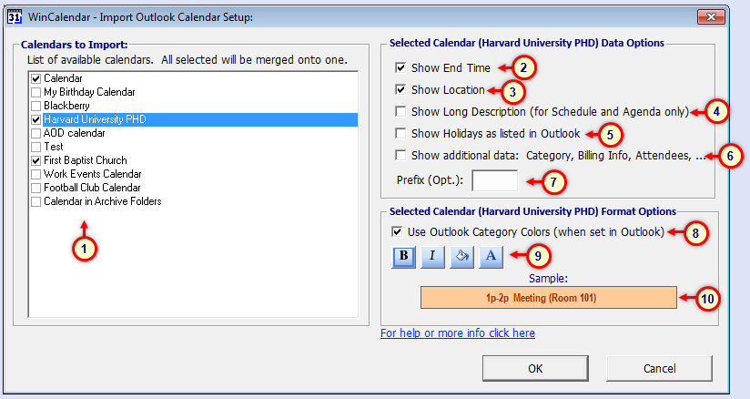 Outlook-Calendar-Import